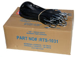 31" Rubber Tarp Straps with S-Hooks Attached (50 per Box)  | Tarping-Systems-Inc.