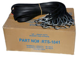 41" Rubber Tarp Straps with S-Hooks Attached (50 per Box)  | Tarping-Systems-Inc.
