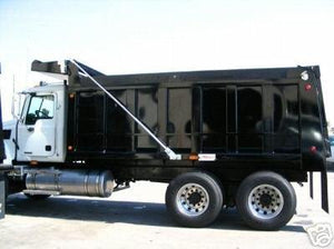Dump Truck Tarp System - Electric STEEL Tarp Kit for Beds Up to 23' (Stealth) | Tarping-Systems-Inc.